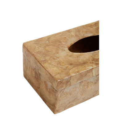 Palu Beige Seashell Tissue Box - Image 6