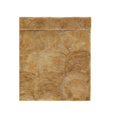 Palu Beige Seashell Square Tissue Box - Image 5