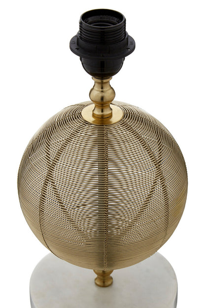Melora Round Gold Finish Table Lamp