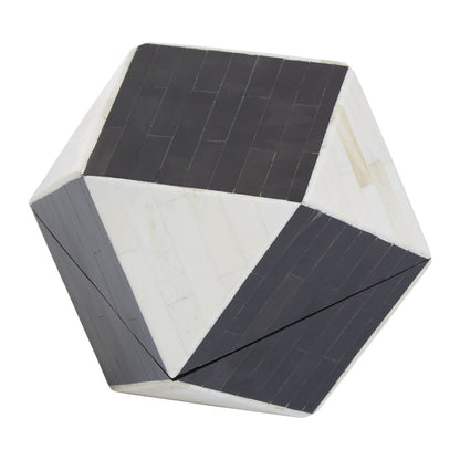 Donato Black and White Small Trinket Box
