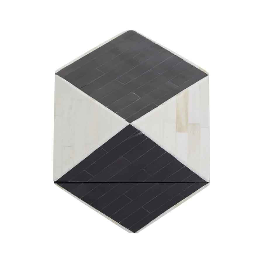 Donato Black and White Small Trinket Box