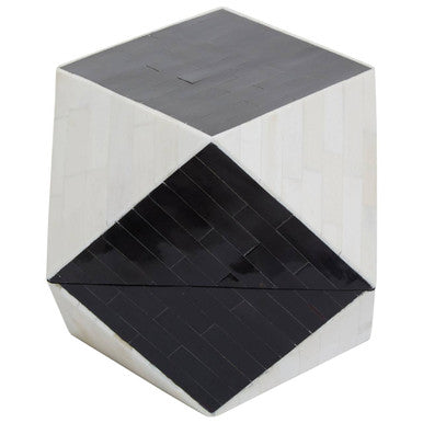 Donato Black and White Large Trinket Box