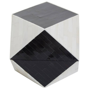 Donato Black and White Large Trinket Box
