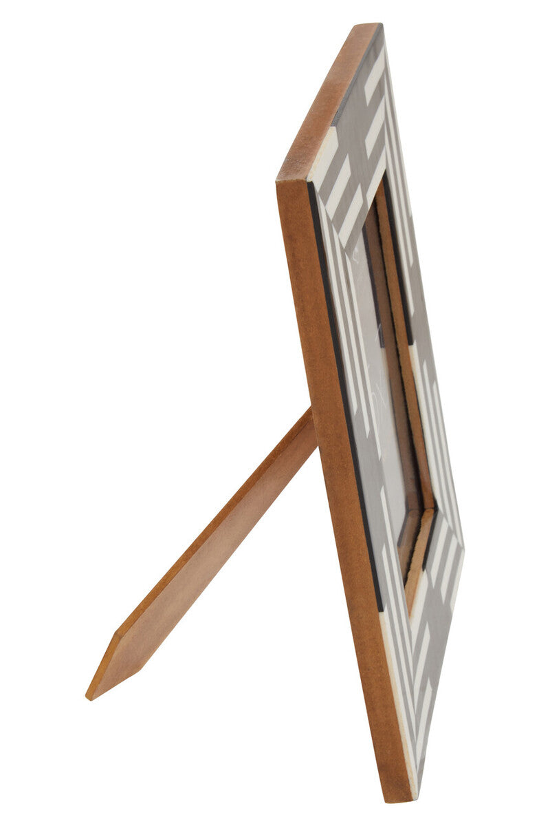 Donato 5In X 7In Black And White Stripe Photo Frame - Image 4