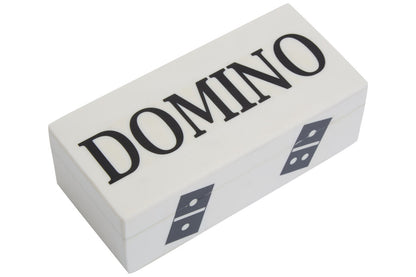 Churchill Games White and Black Domino Box