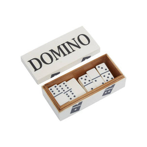White and Black Domino Box | Churchill Games