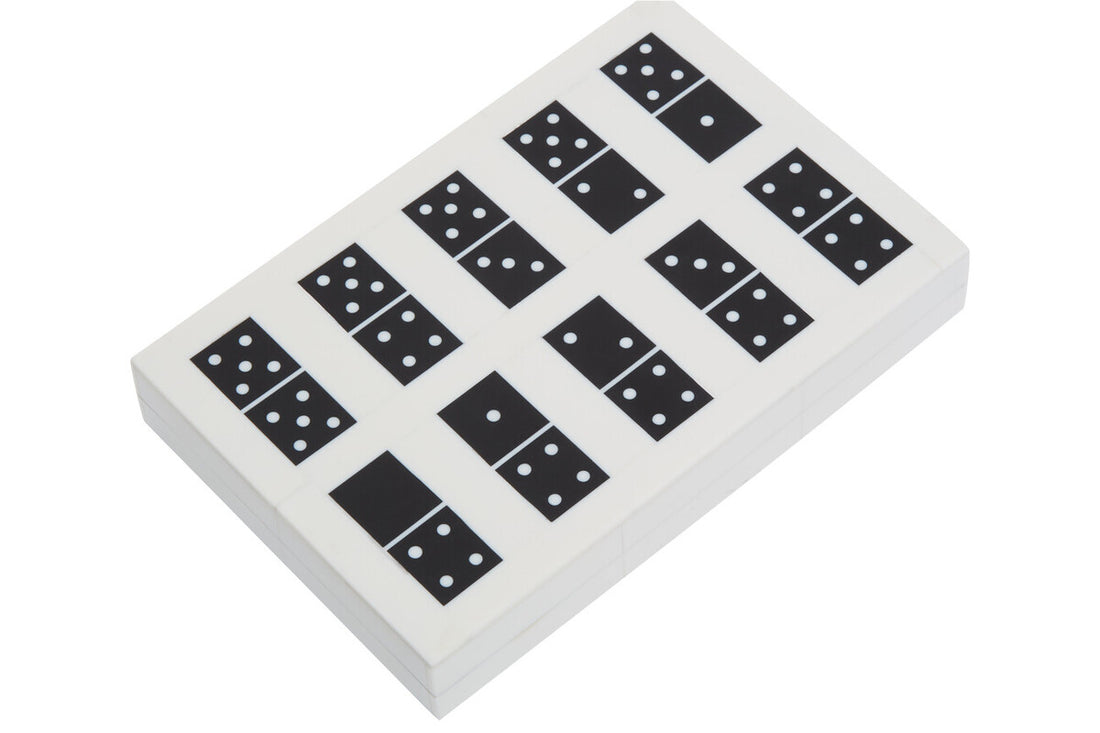 Churchill Games Black and White Domino Box Set - Image 3