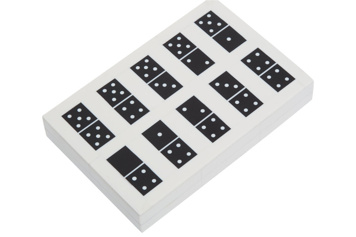 Churchill Games Black and White Domino Box Set
