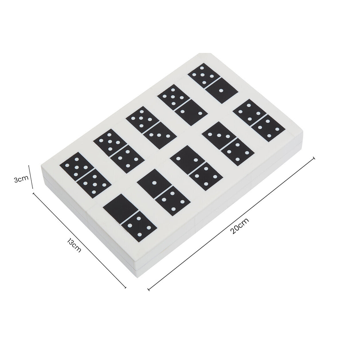 Churchill Games Black and White Domino Box Set - Image 5