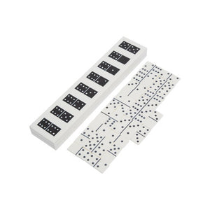 White and Black Finish Domino Box | Churchill Games