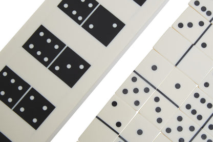 Churchill Games White and Black Finish Domino Box