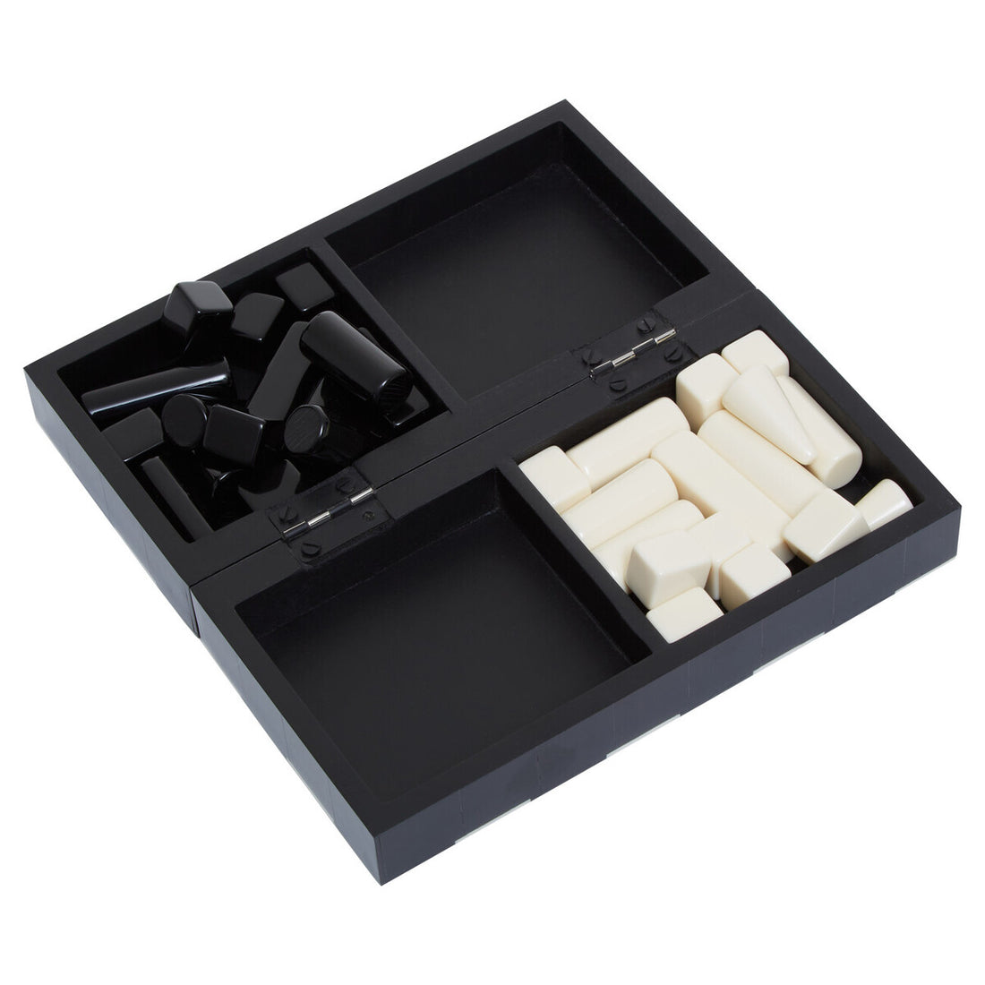 Churchill Games Small Black and White Foldable Chess Set - Image 5