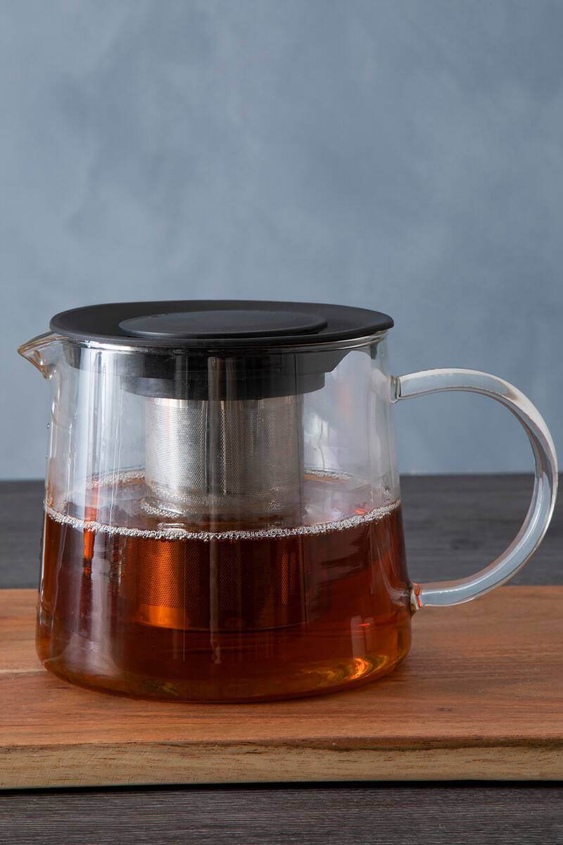 1200ml Heat Resistant Glass Teapot - Orsina