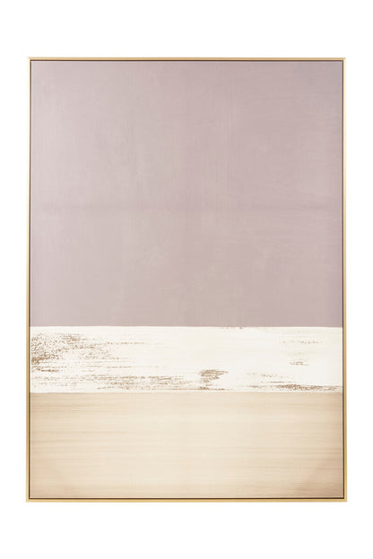 Astratto Canvas Gold and Grey Foil Wall Art