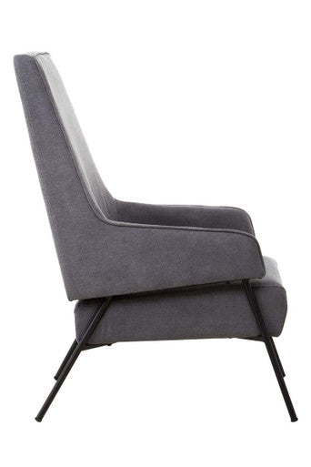 Henia Ash Velvet Chair - Image 5
