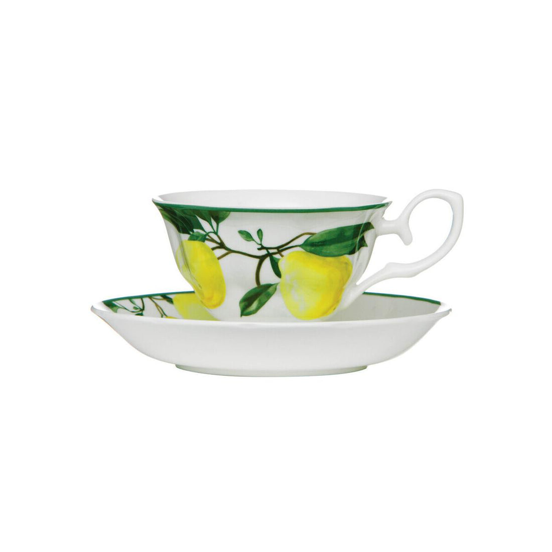 Orchard Fruits Lemon Tree Cup And Saucer
