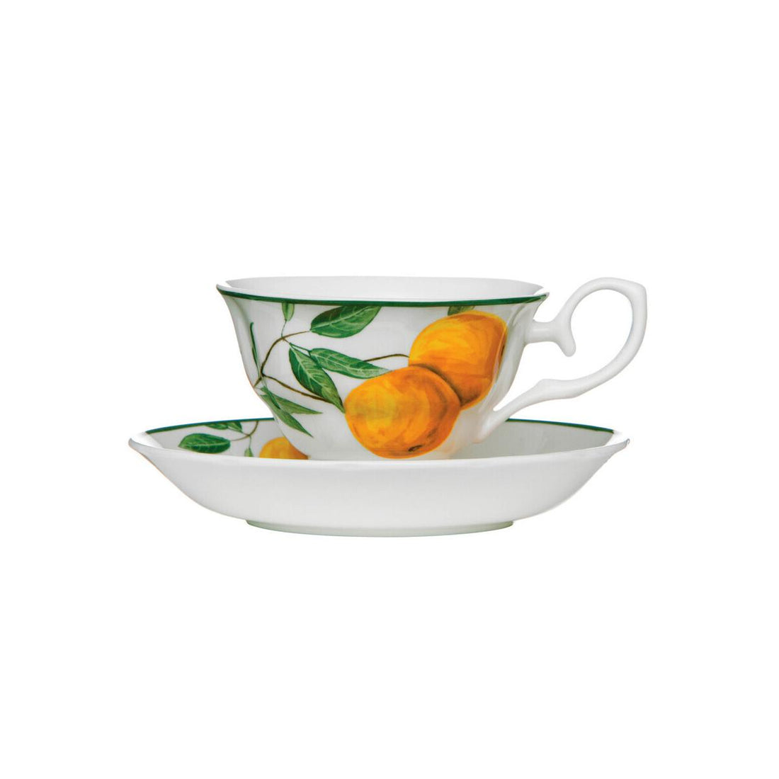Orchard Fruits Orange Grove Cup And Saucer