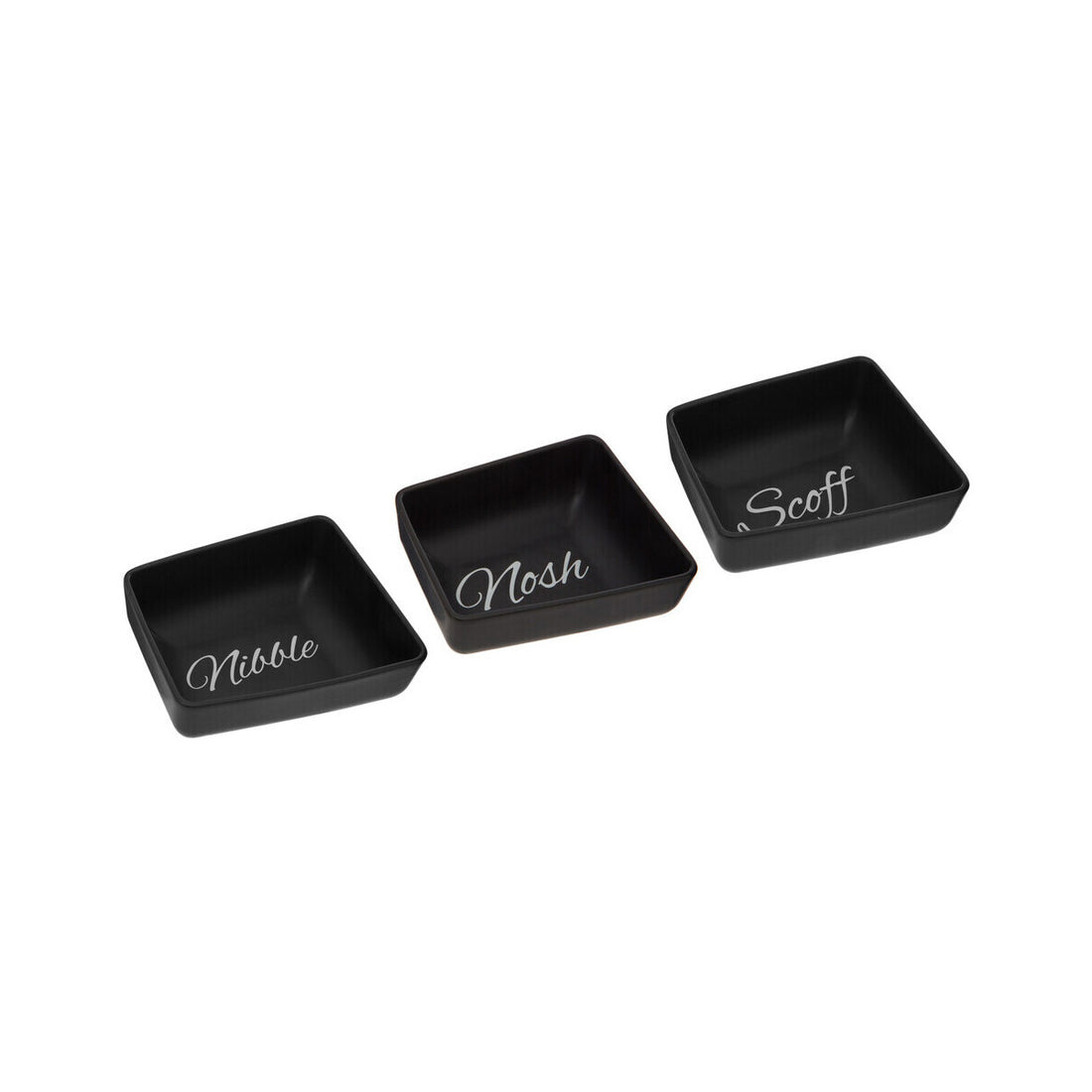 Set Of Three Mange Snack Dishes