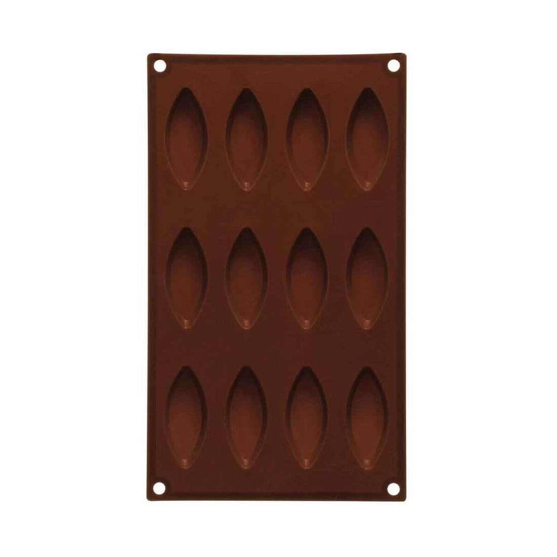 12 Eye Shape Brown Chocolate Mould - Orsina