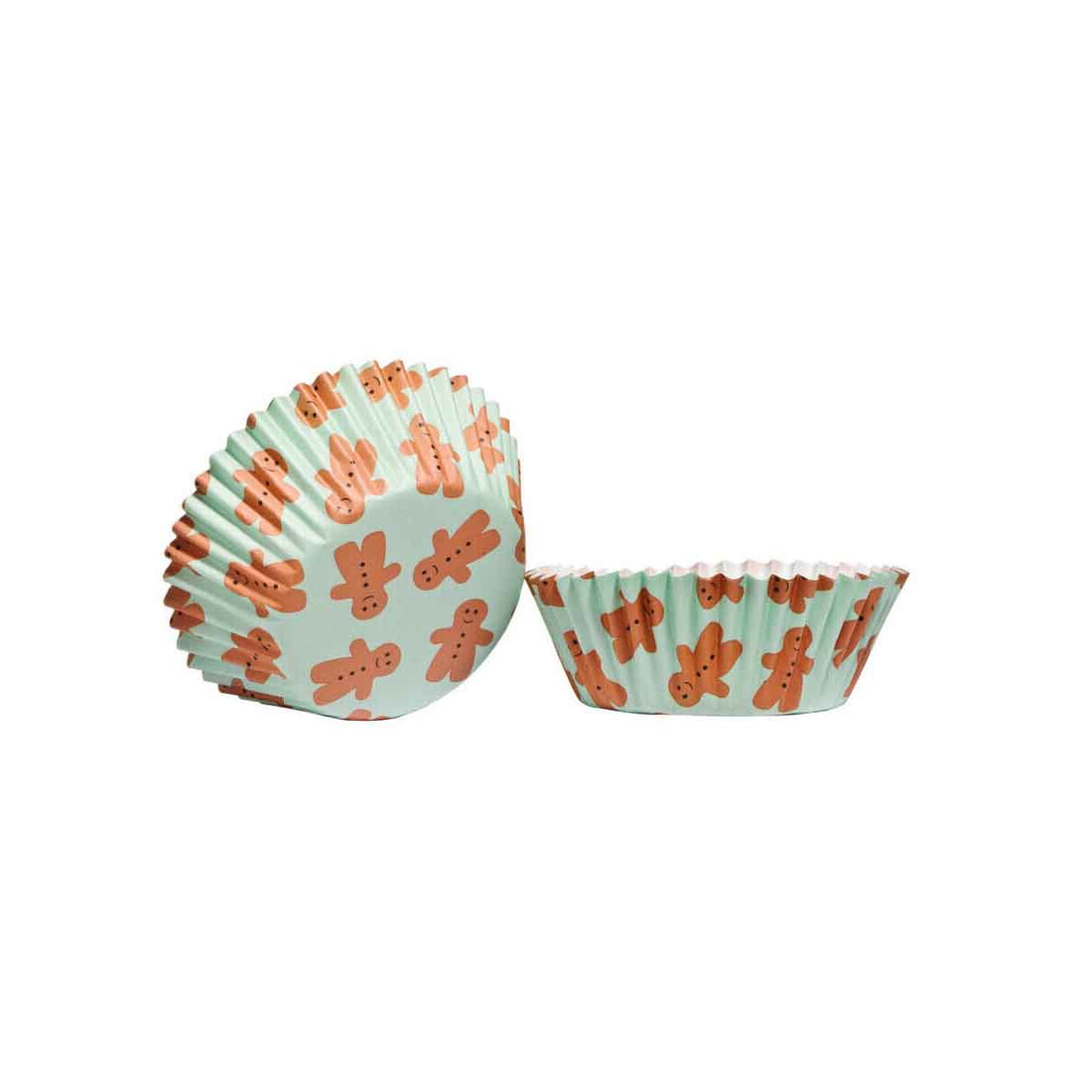 Gingerbread Man 60Pcs Medium Cupcake Cases