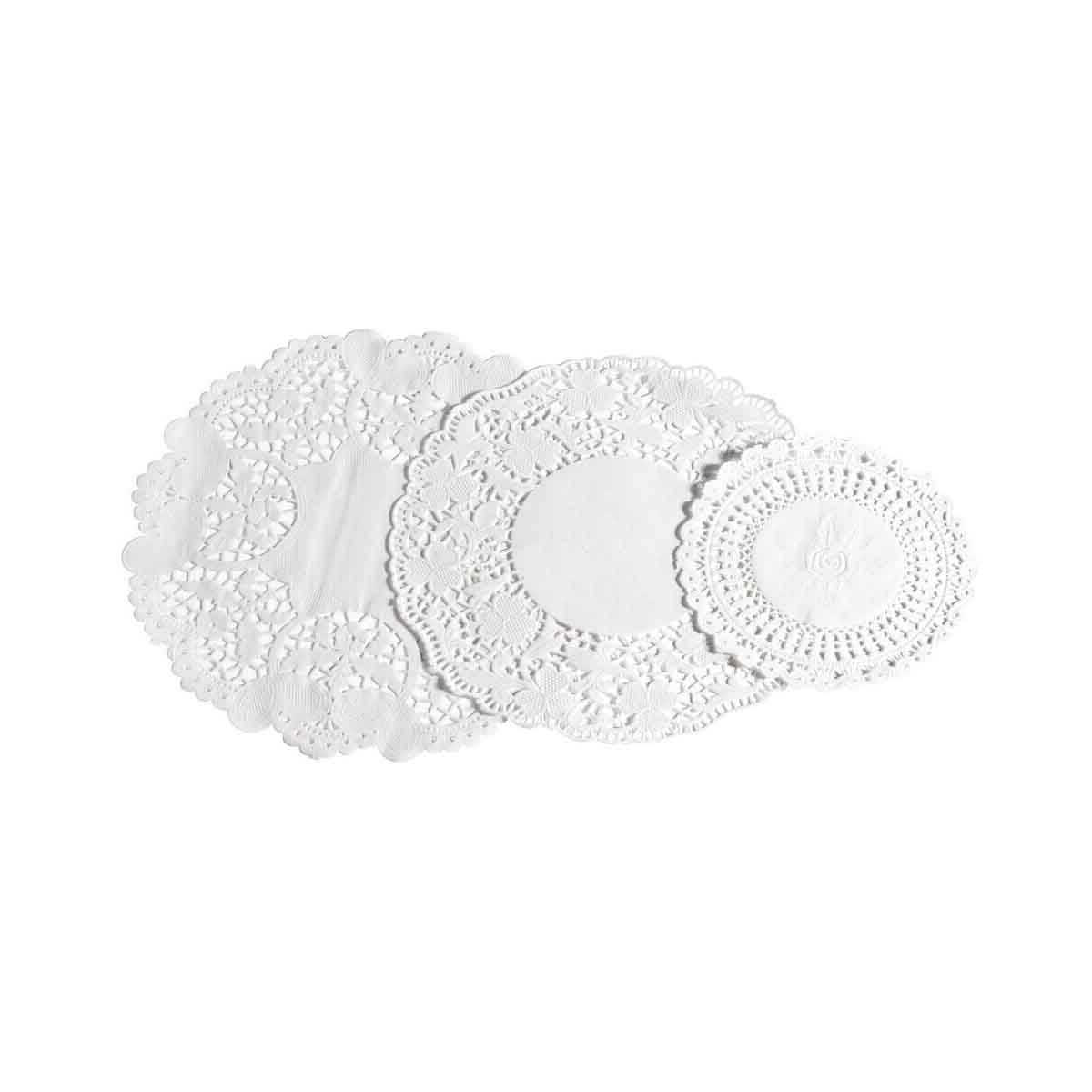 White Paper 30 Piece Doilies