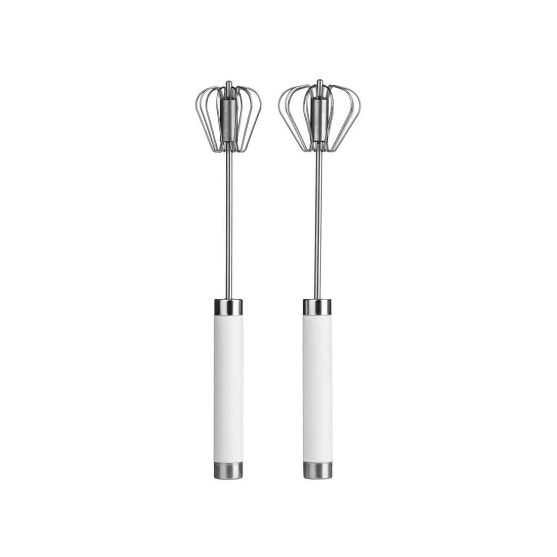 Zamin Set of 2 Press &amp; Spin Whisks