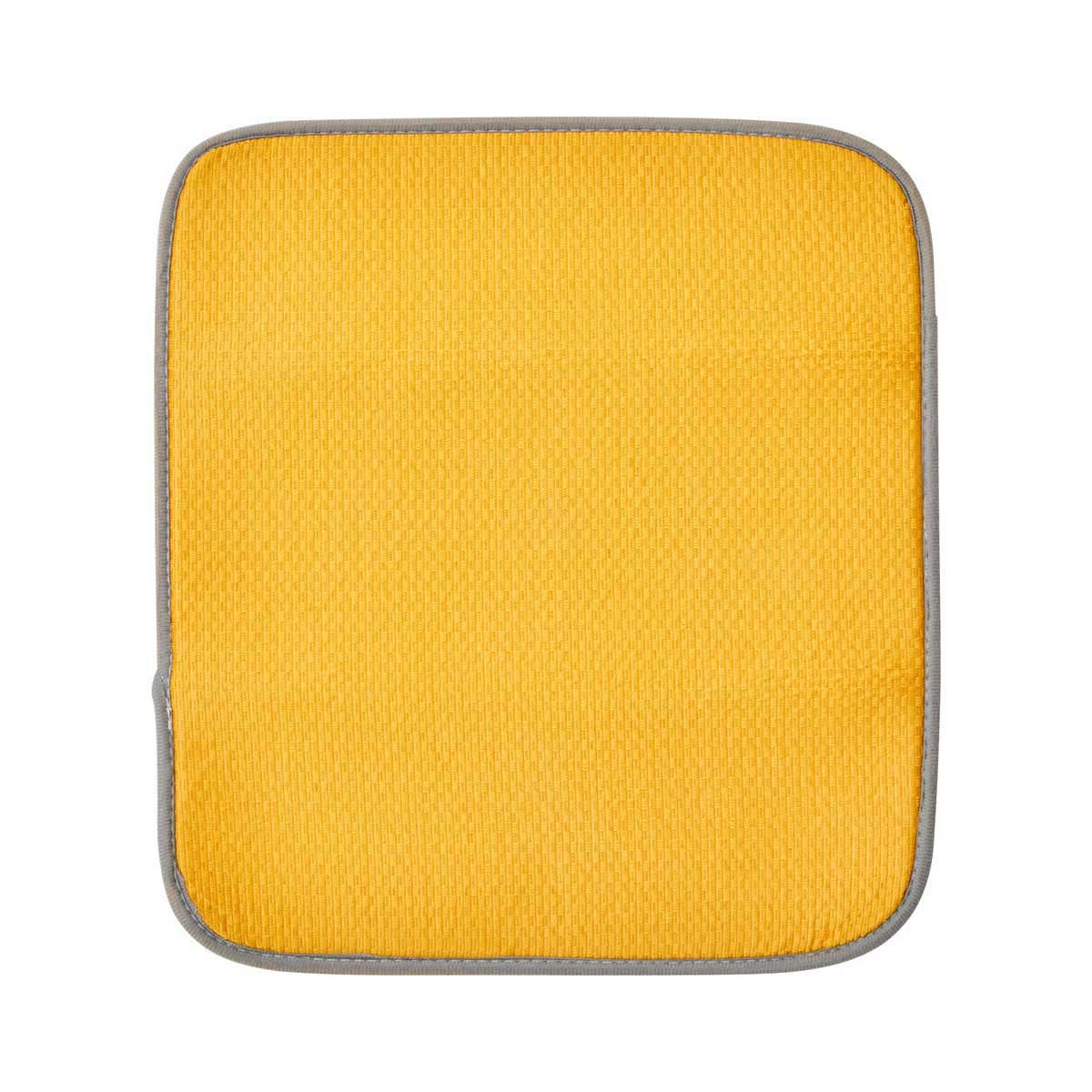 Sinkside Dish Drying Yellow Mat