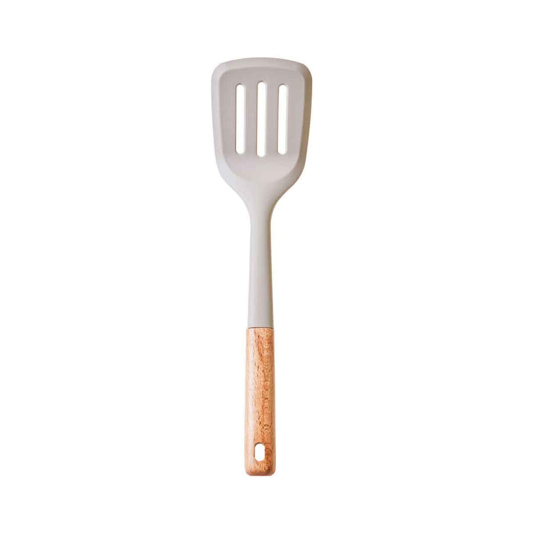 Nova Stone Grey Silicone Head Slotted Turner