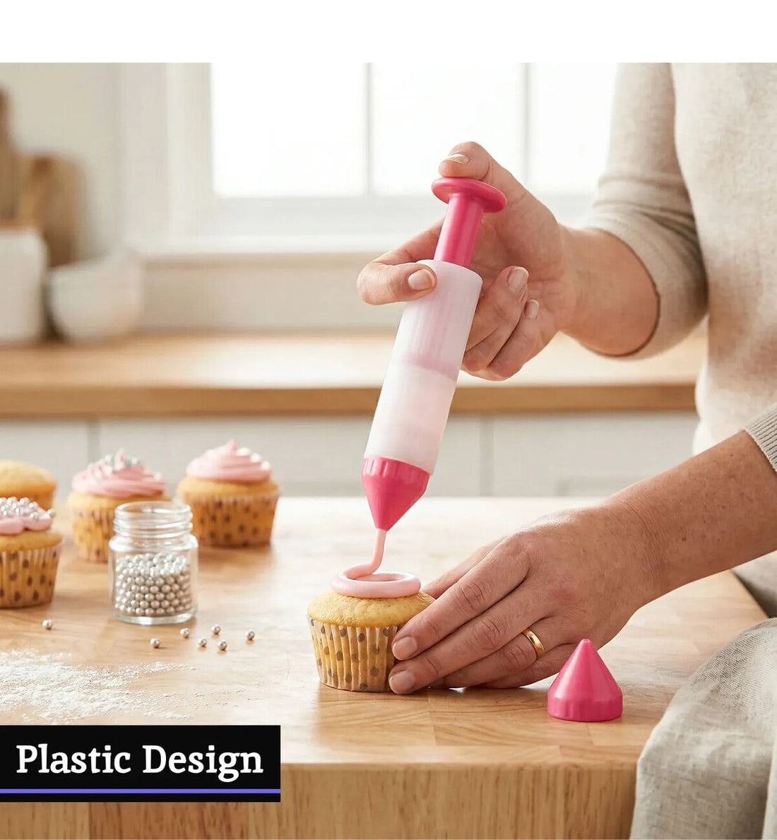 Hallie Hot Pink 3Pc Cake Decorating Pen