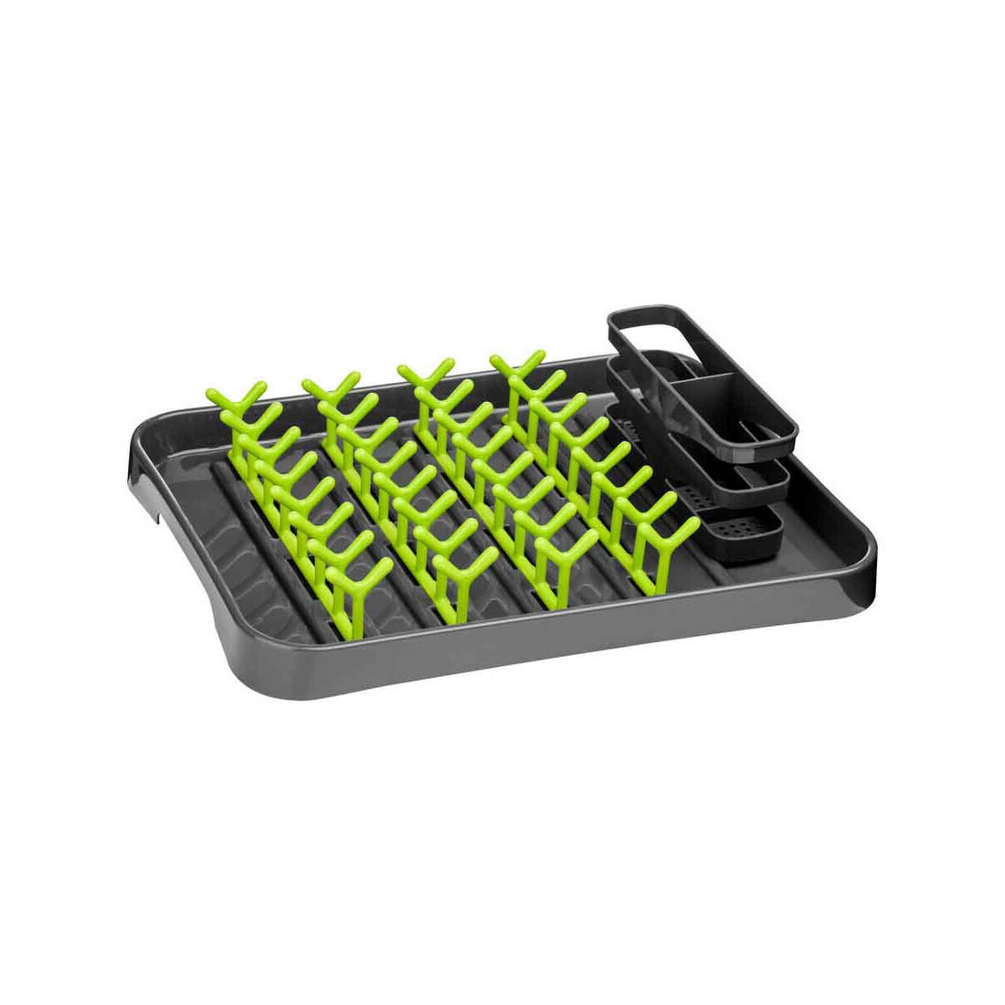 Laurie Grey and Lime Green Dish Drainer