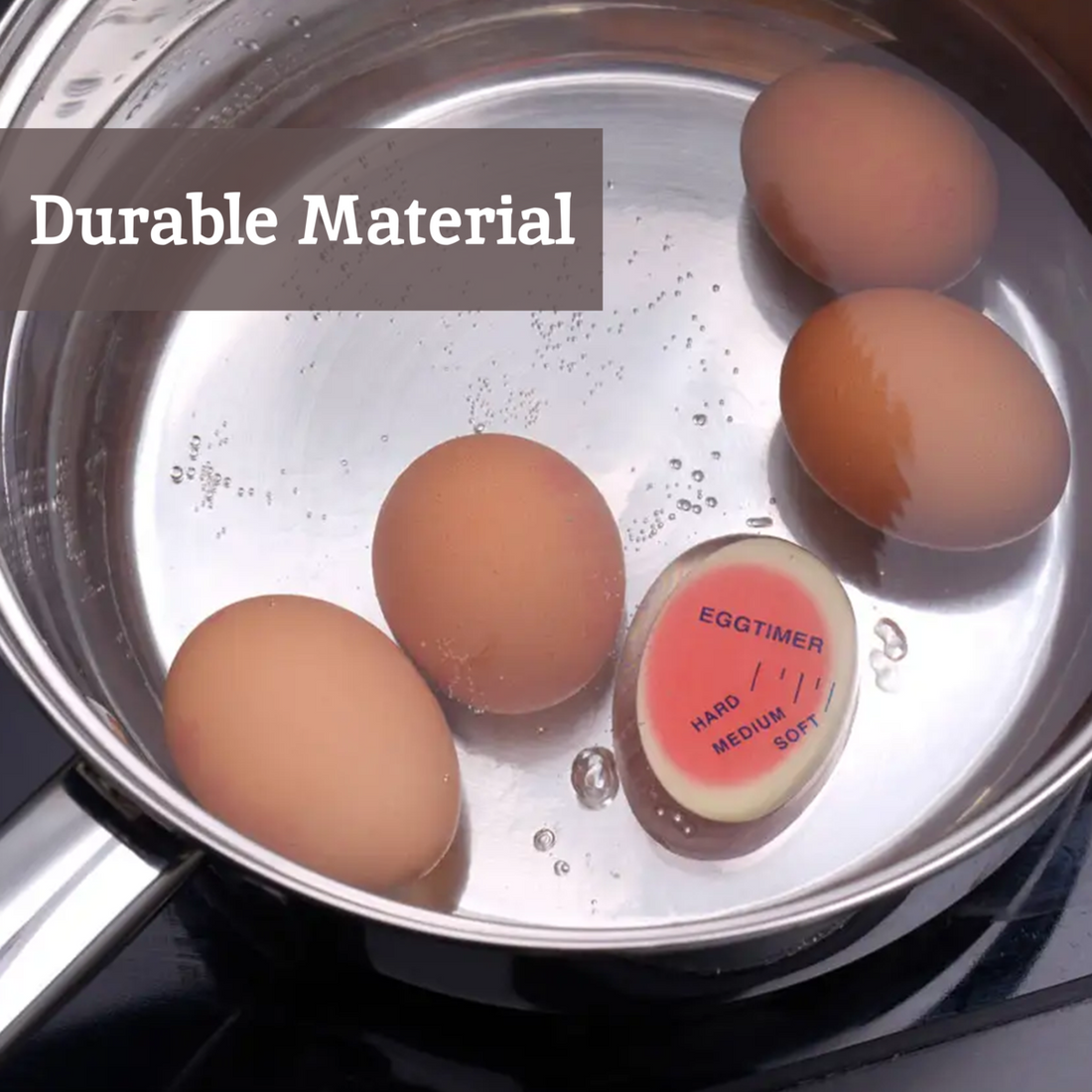 Bianco Red Resin Egg Timer