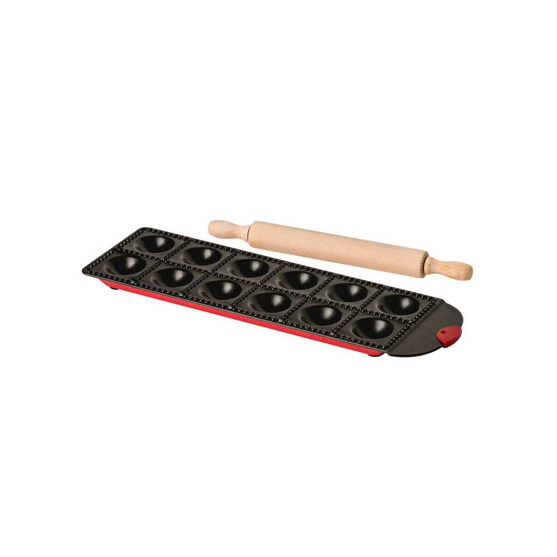 From Scratch Ravioli Tray with Rolling Pin