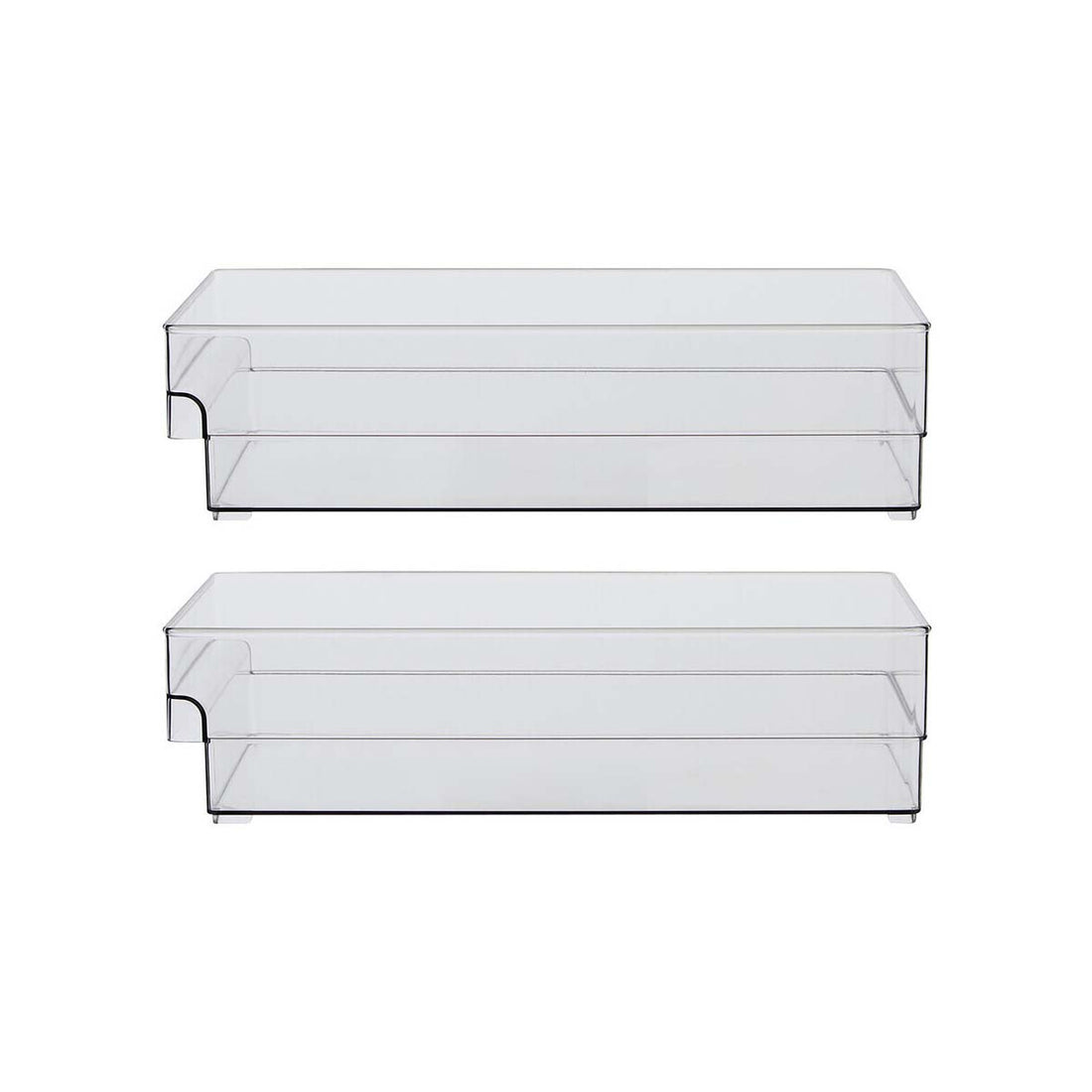 Romm Large Set Of Two Fridge Storage Trays