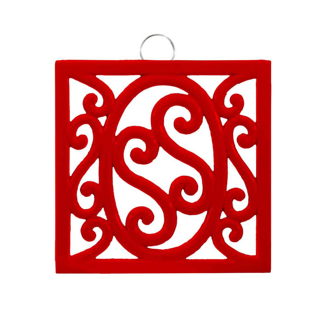 Red Cast Iron Trivet