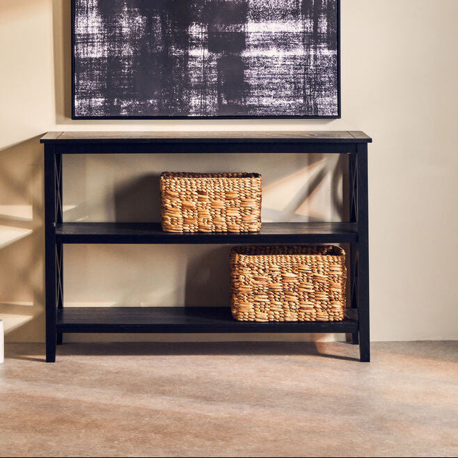 Lidi Set of 3 Natural Water Hyacinth Storage Baskets