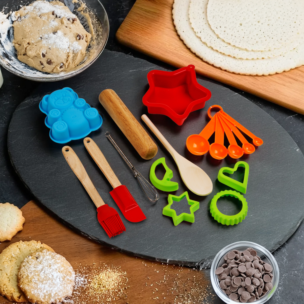 Jojo 12 Piece Childrens Baking Set - Image 1