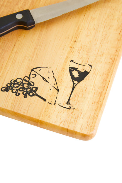 Mono Wooden Cheese Board with Knife Set