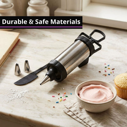 Hallie Icing Syringe Set with Nozzles and Spatula