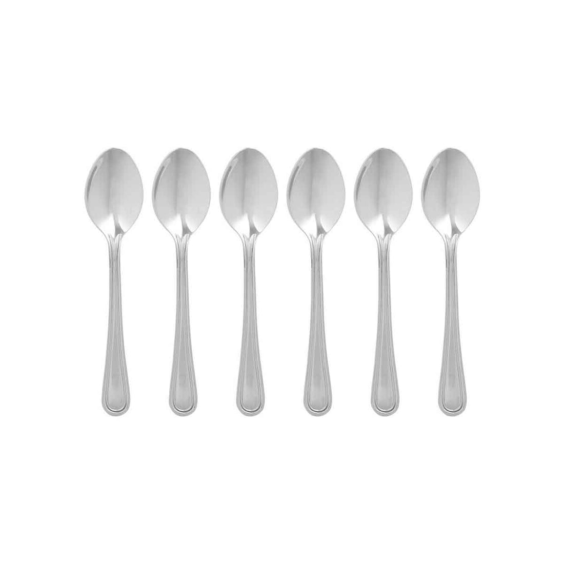 Set Of Six Classic Teaspoons