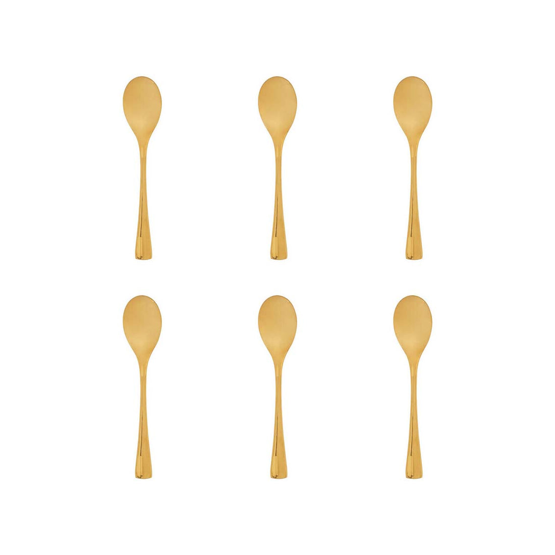 Modern Retro Set Of 6 Teaspoons