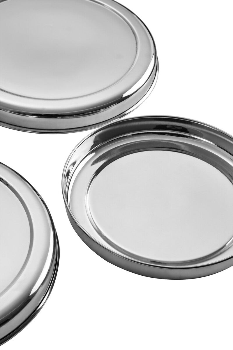 Omega Set Of Four Stainless Steel Hob Covers - Image 8