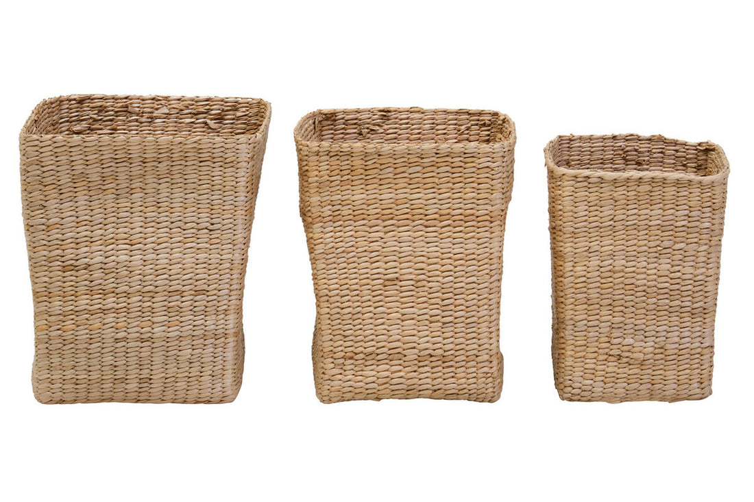 Set Of 3 Maize Tall Baskets - Image 1