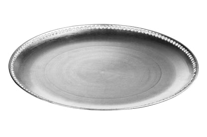 Radiance Silver Decorative Charger Plate