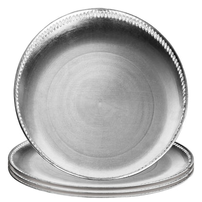 Radiance Silver Decorative Charger Plate