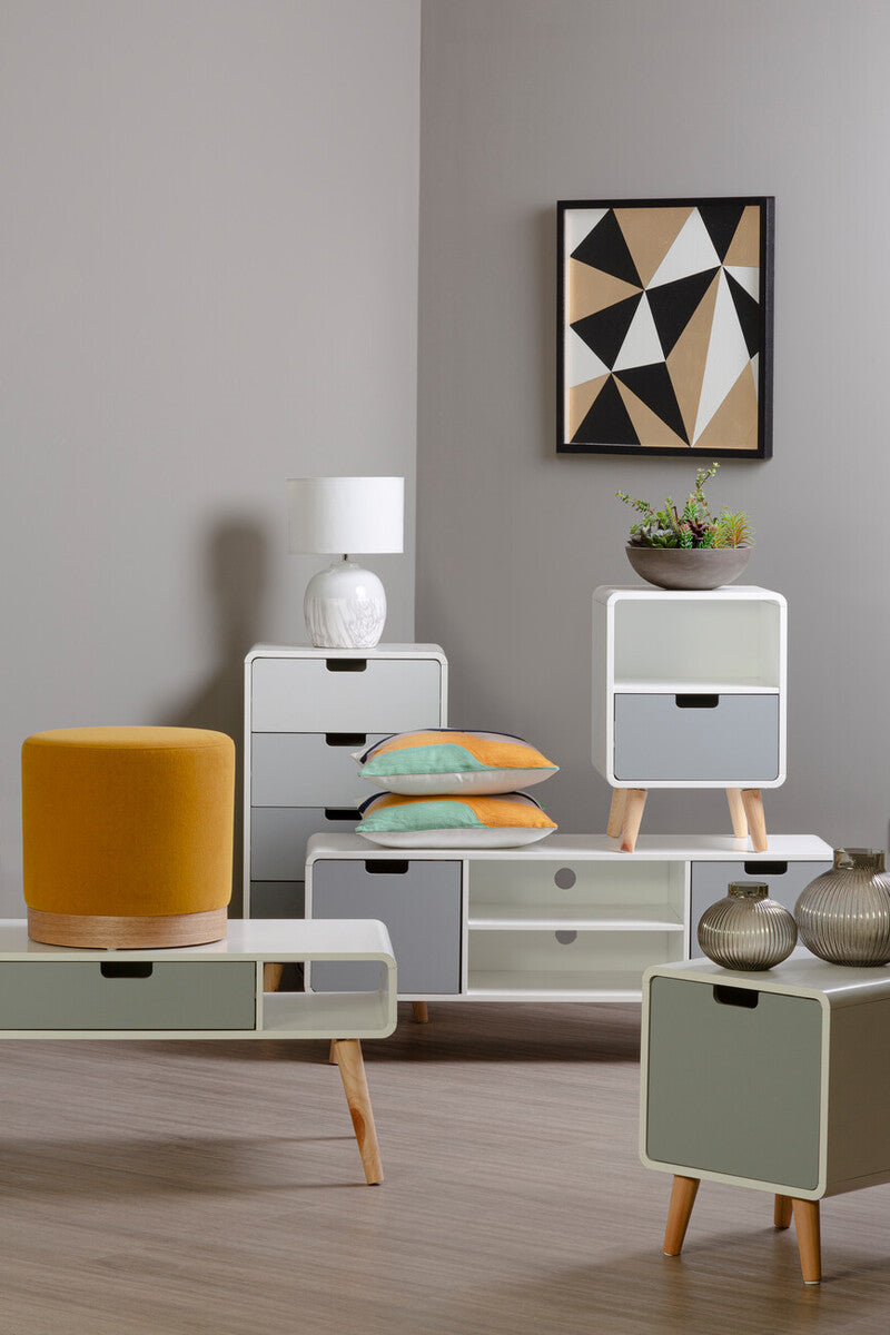 Nullah Small Smoked Grey Glass Vase