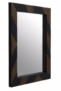 Aris Black and Gold Wall Mirror