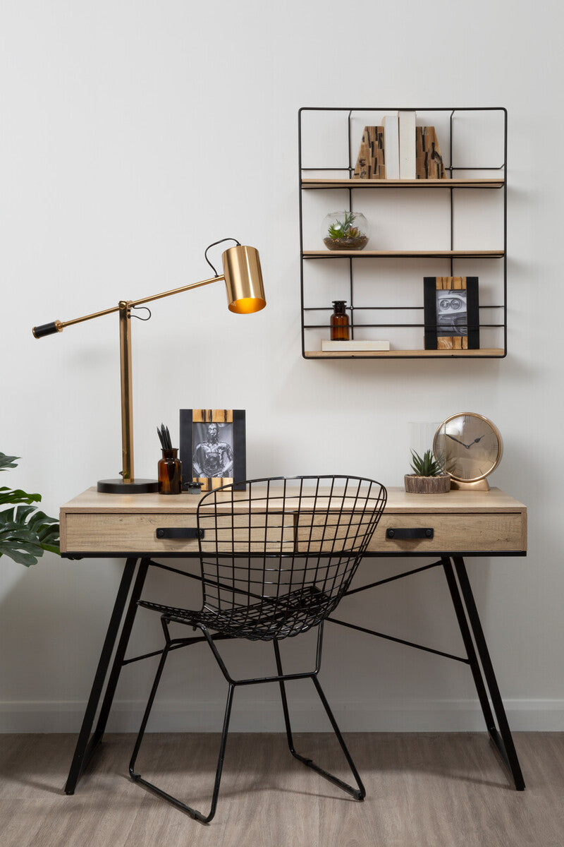 Brixton Wood 3 Tier Wall Shelf