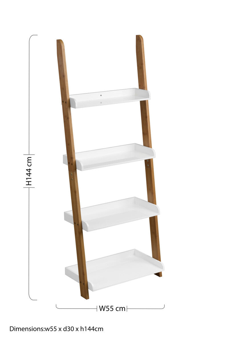 Nostra 4 Tier Shelf Ladder Unit