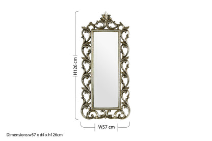 Adelere Champagne Wall Mirror