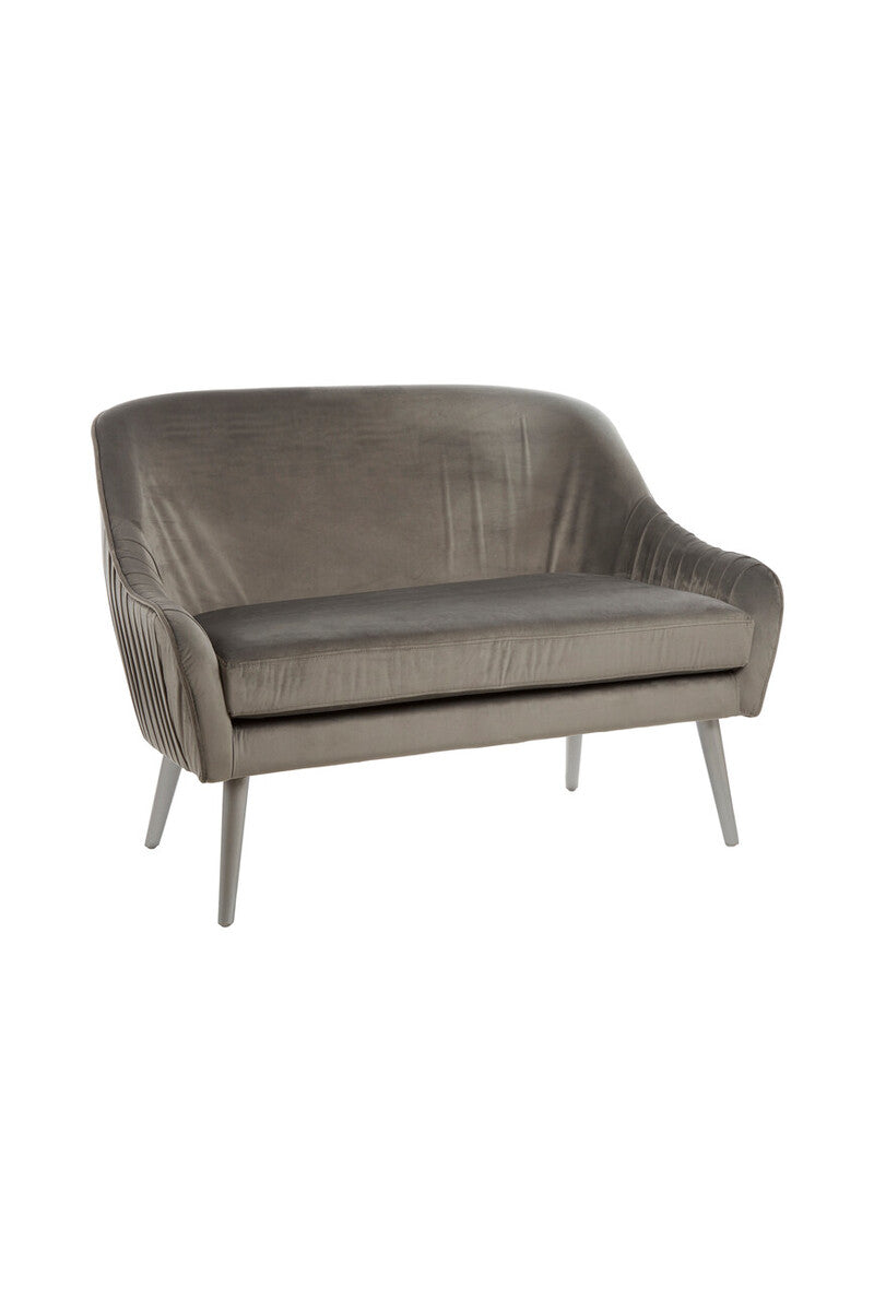 Grey Velvet Sofa, Louxor